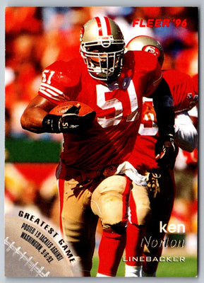 1996 Fleer Ken Norton #125