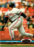 1991 Stadium Club Cecil Fielder #186