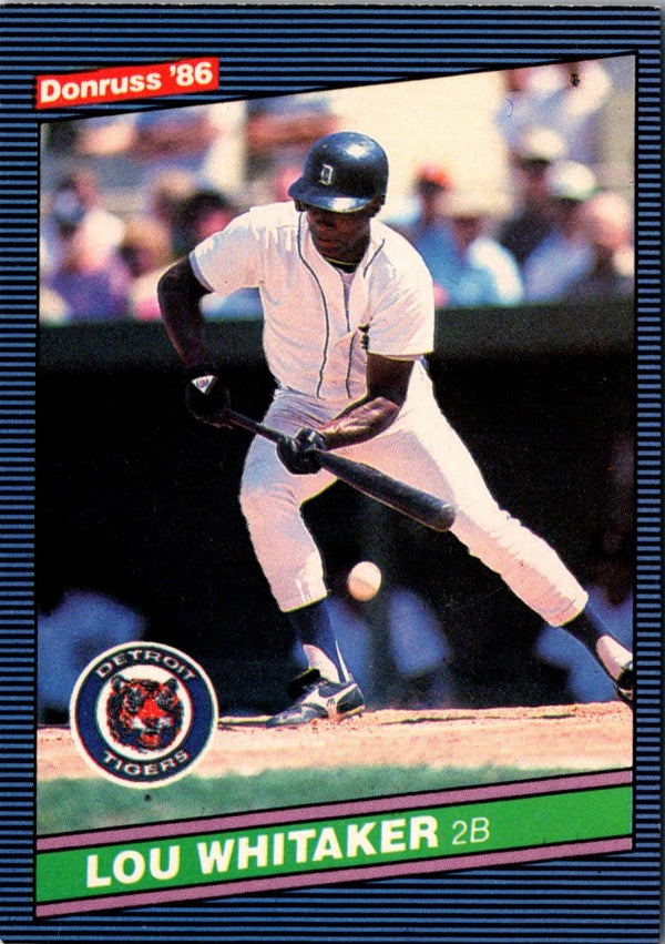 1986 Donruss Lou Whitaker #49