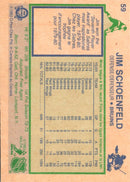 1983 O-Pee-Chee Jim Schoenfeld