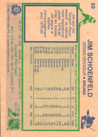 1983 O-Pee-Chee Jim Schoenfeld #59