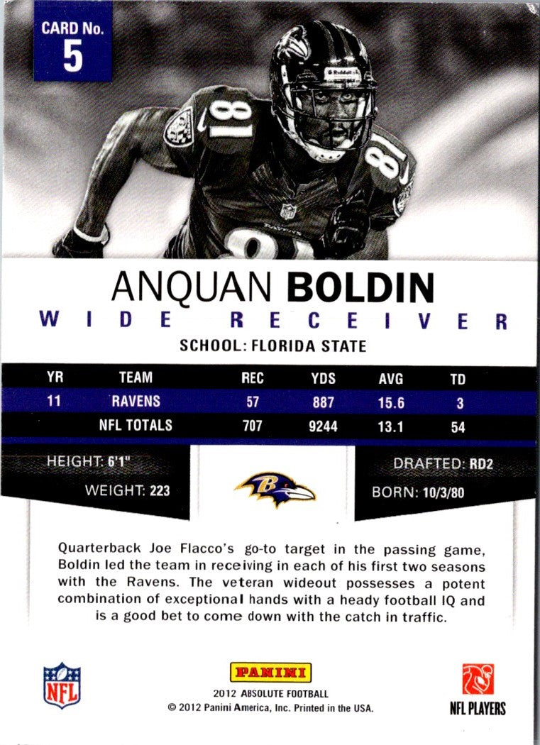 2012 Panini Absolute Anquan Boldin