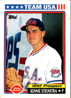 1992 Topps Dairy Queen Team USA Kennie Steenstra #23