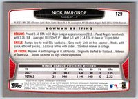 2014 Bowman Nick Maronde #129