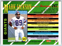 1993 Bowman Football Mark Jackson #247