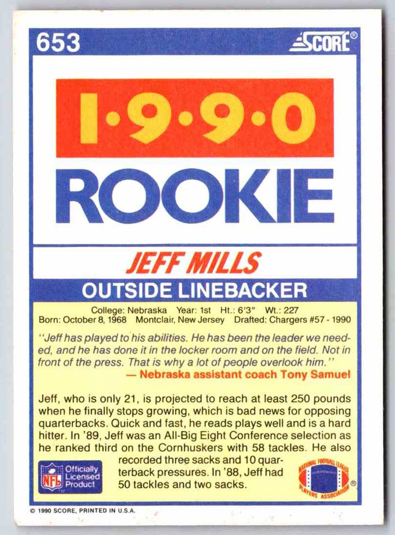 1990 Score Jeff Mills
