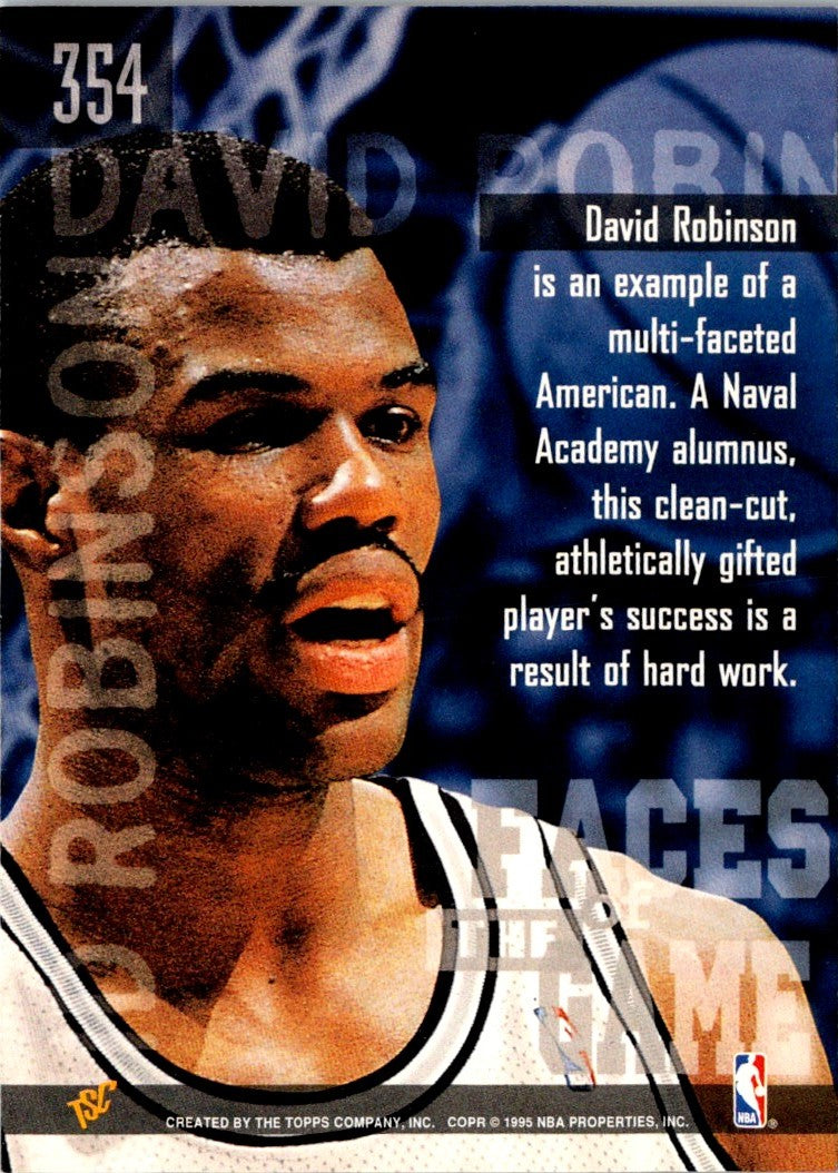 1994 Stadium Club Super Teams NBA Finals David Robinson