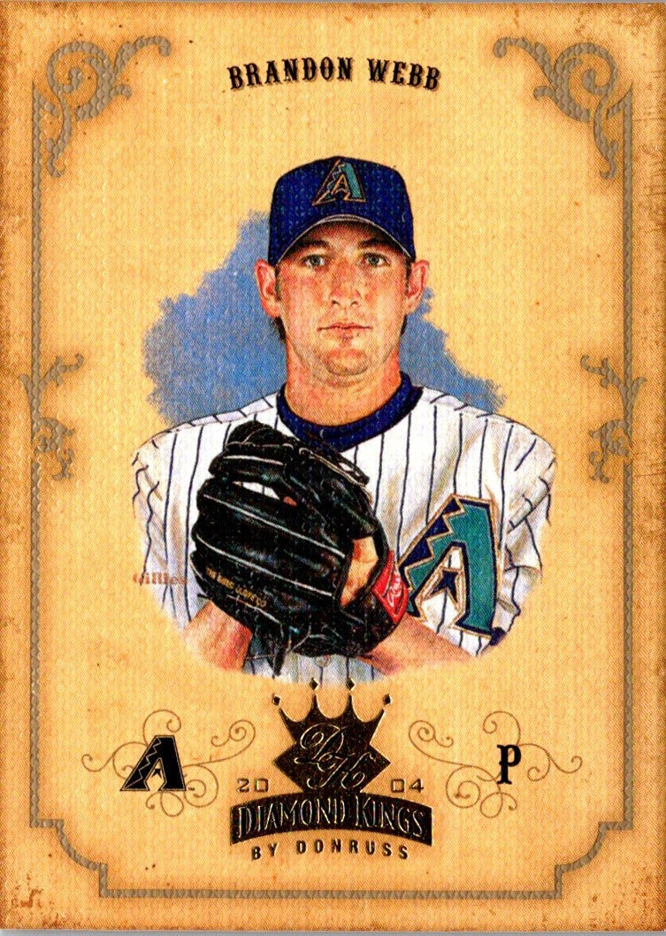 2004 Donruss Diamond Kings Brandon Webb