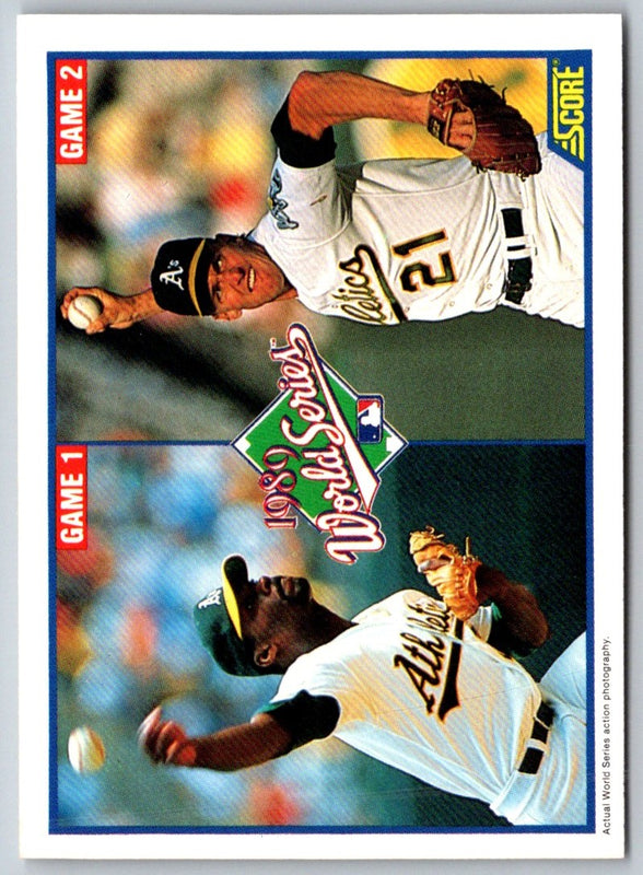 1991 Topps Cracker Jack II Dave Stewart #10