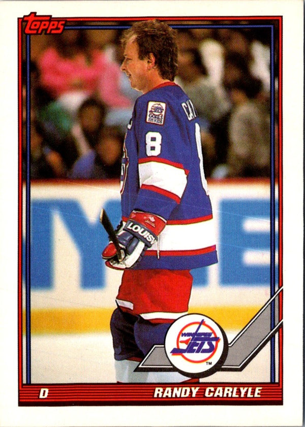 1991 Topps Randy Carlyle #72