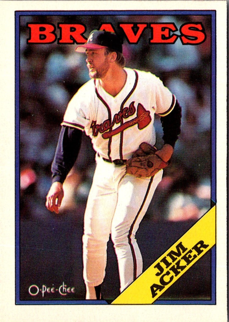 1988 O-Pee-Chee Jim Acker