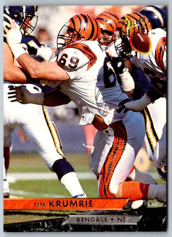 1991 Fleer Ultra Tim Krumrie #60