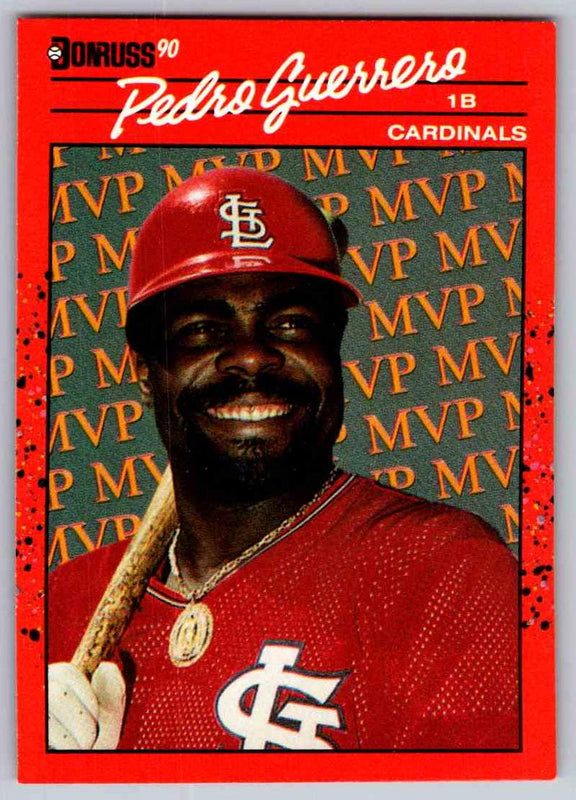 1990 Donruss Pedro Guerrero #BC-6