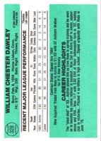 1984 Donruss Bill Dawley #328 Rookie