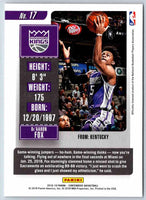 2018 Contenders De'Aaron Fox #17