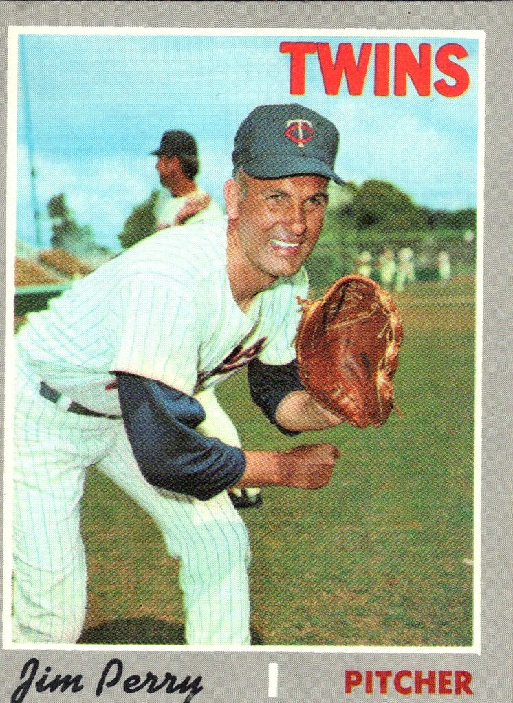 1970 Topps Jim Perry