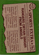 1976 Topps Traded Bill Singer