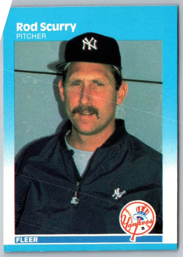 1987 Fleer Rod Scurry #113