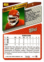 1993 Topps David Whitmore #404