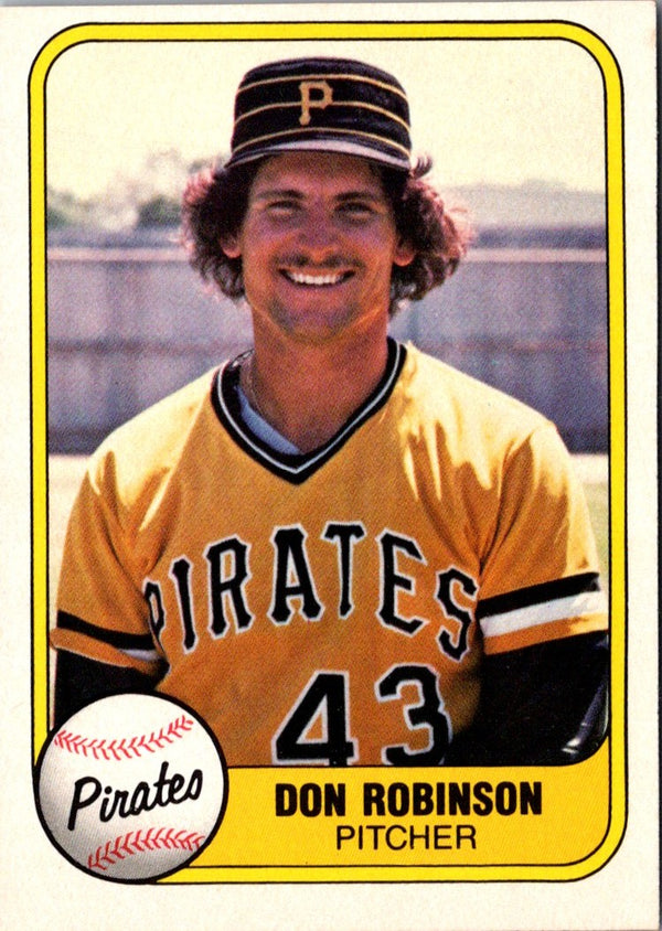 1981 Fleer Don Robinson #366