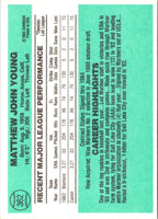 1984 Donruss Matt Young #362 Rookie