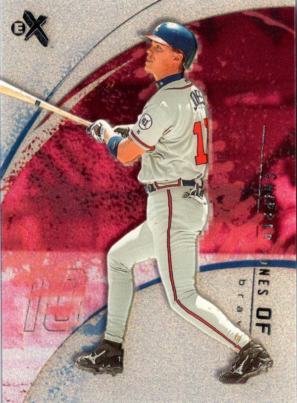 2002 Fleer E-X Chipper Jones #97