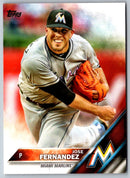 2016 Topps Jose Fernandez