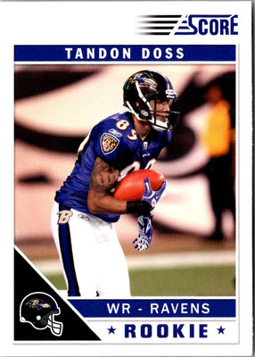 2011 Score Tandon Doss #394 Rookie