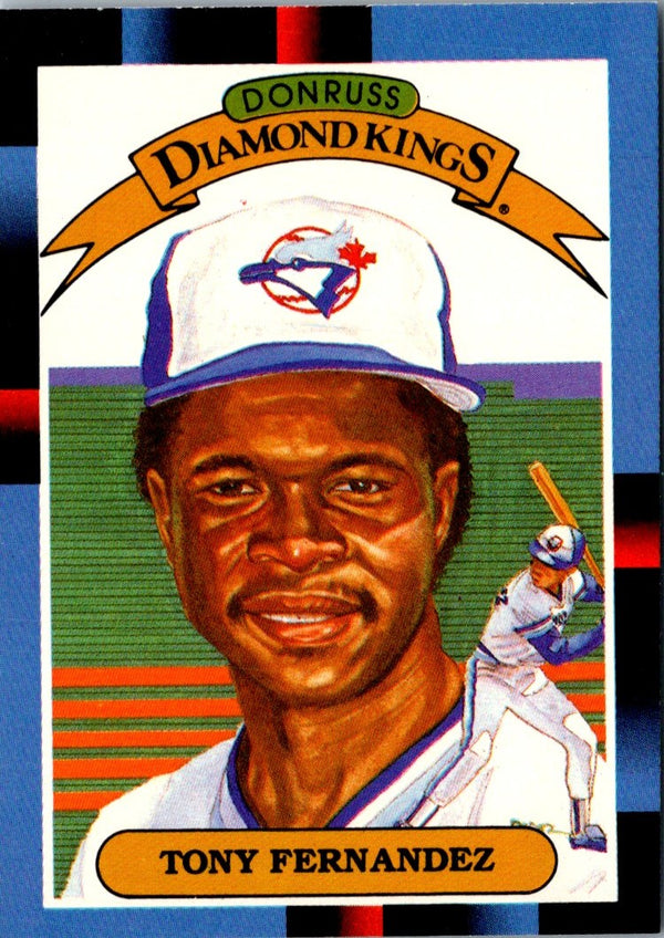 1988 Donruss Diamond Kings Tony Fernandez #12