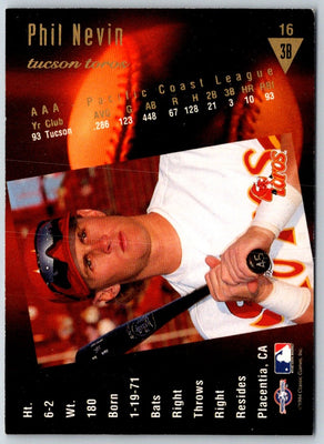 1994 Classic Best Gold Phil Nevin #16