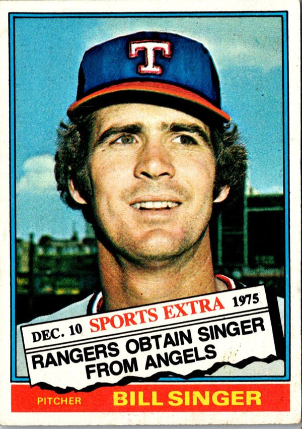 1976 Topps Traded Bill Singer #411T