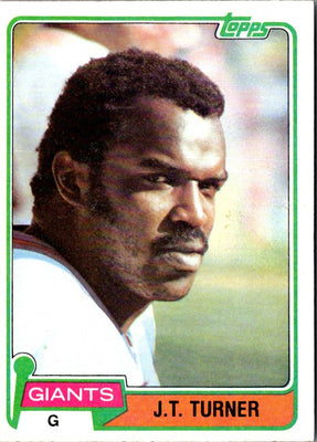 1981 Topps J.T. Turner #356 Rookie EX