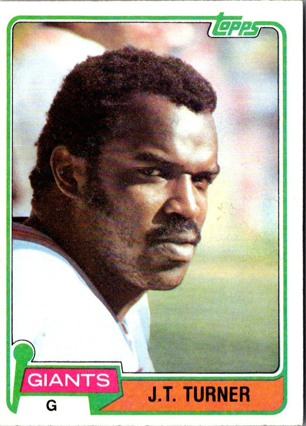 1981 Topps J.T. Turner #356 Rookie EX