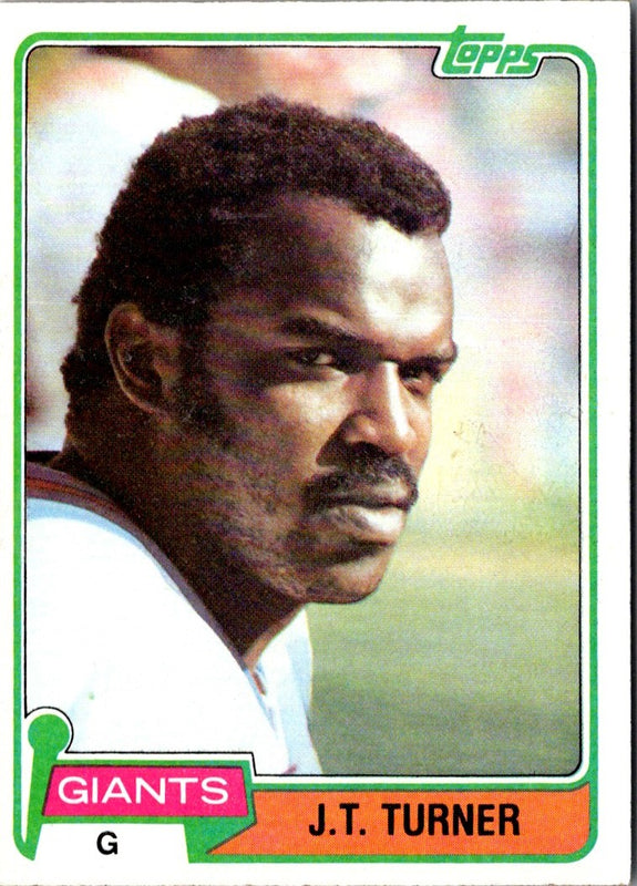 1981 Topps J.T. Turner #356 Rookie EX