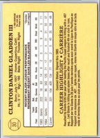 1985 Donruss Dan Gladden #30 Rookie