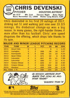 2017 Topps Heritage Chris Devenski #608