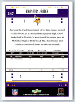 2005 Score Erasmus James #347 Rookie