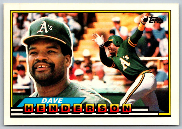 1989 Topps Big Dave Henderson #326