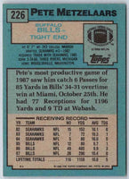 1988 Topps Pete Metzelaars #226