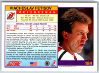 1991 Score Viacheslav Fetisov #184