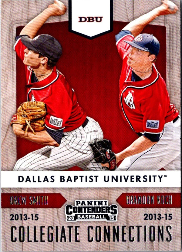 2015 Panini Contenders Collegiate Connections Brandon Koch/Drew Smith #23