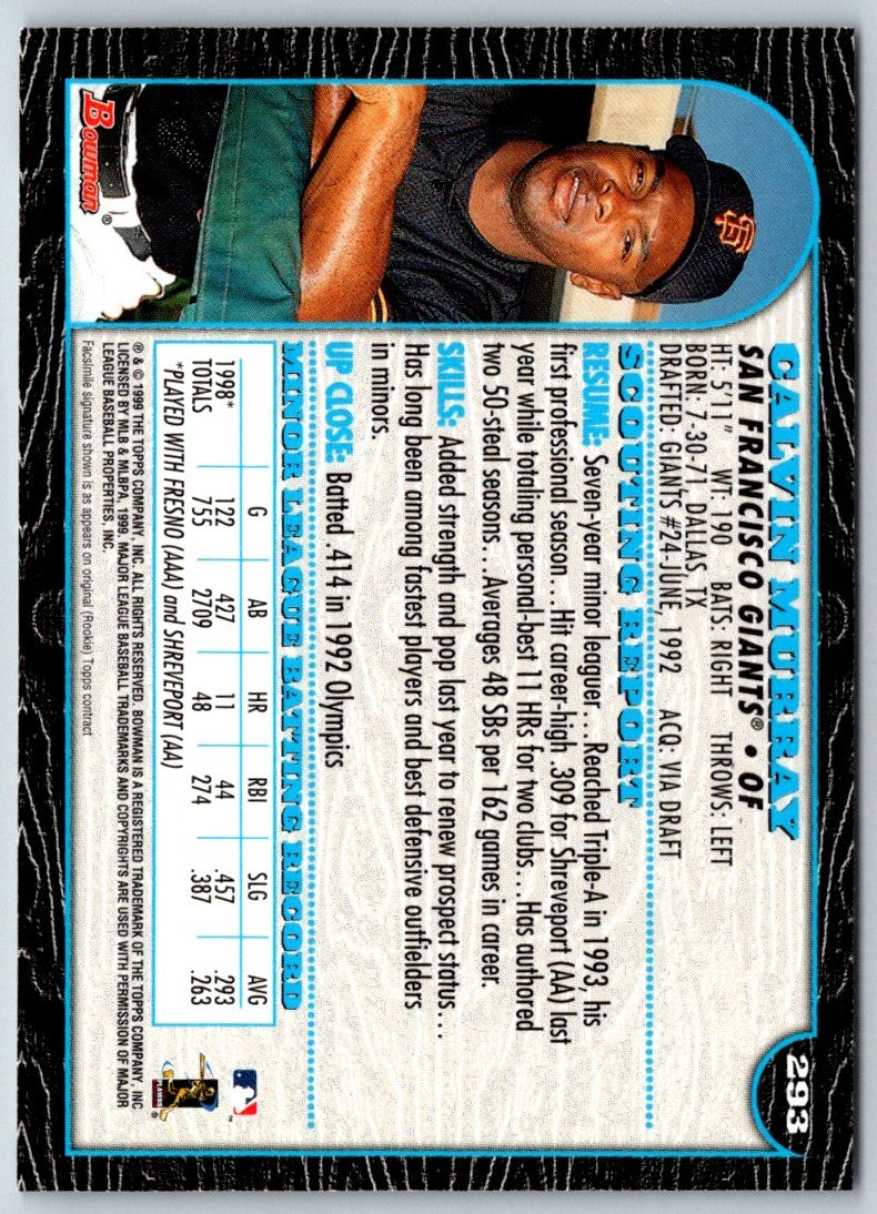 1999 Bowman Calvin Murray