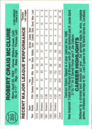 1984 Donruss Bob McClure