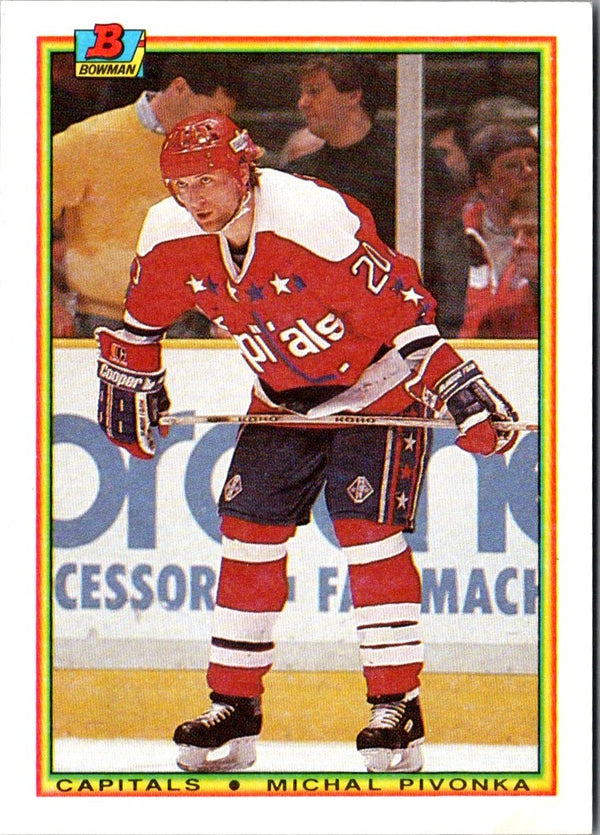 1990 Bowman Michal Pivonka #68 Rookie