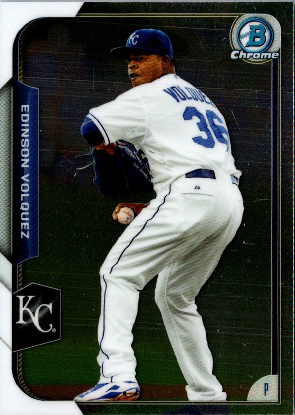 2015 Bowman Chrome Edinson Volquez #121