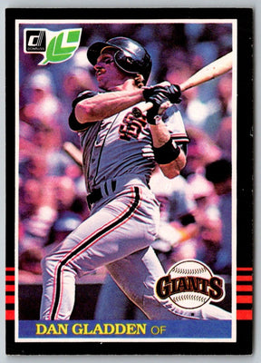 1985 Donruss Dan Gladden #30 Rookie