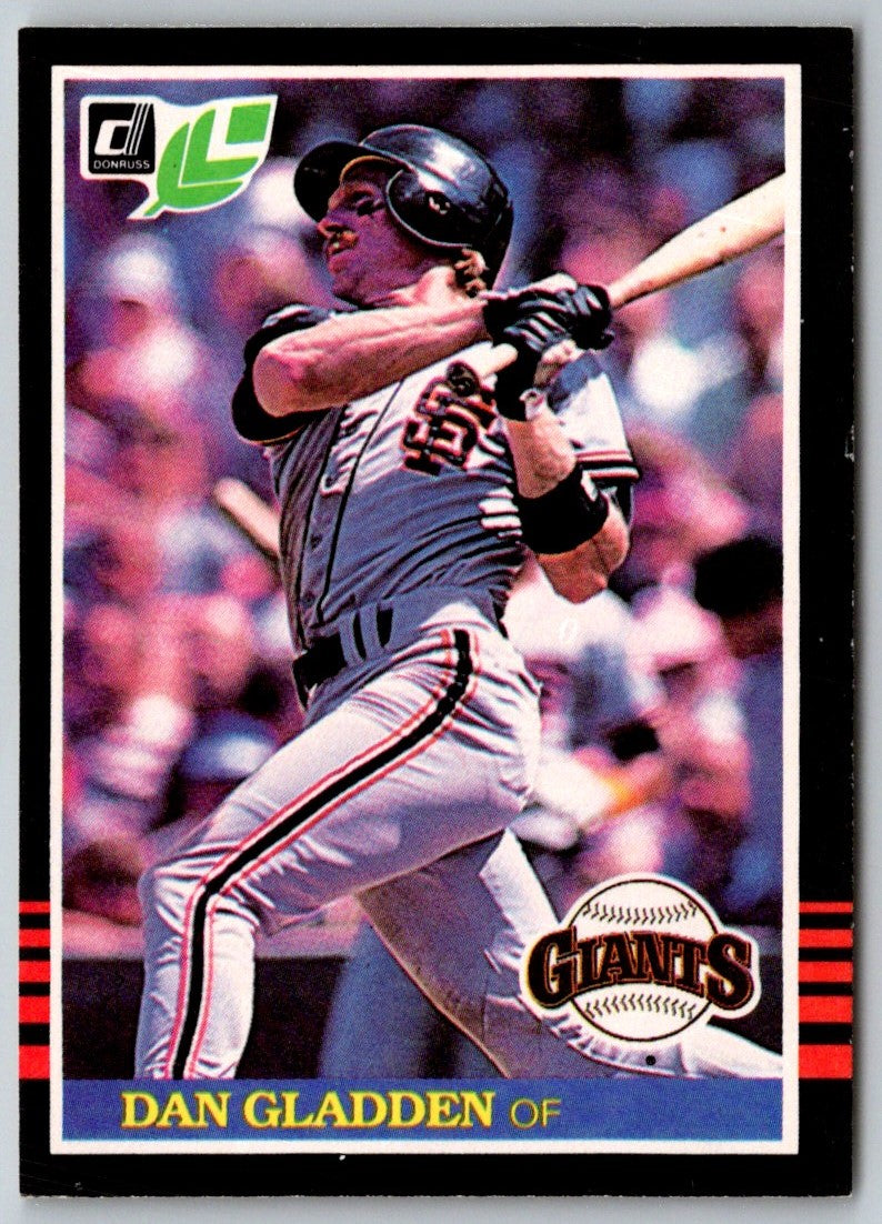 1985 Donruss Dan Gladden