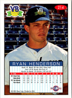 1993 Fleer Excel Ryan Henderson #214