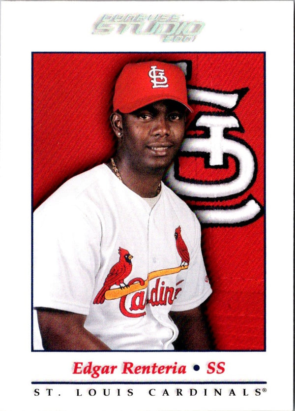 2001 Donruss Studio Edgar Renteria #122