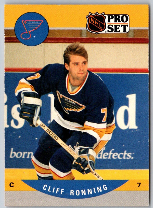 1990 Pro Set Cliff Ronning #526